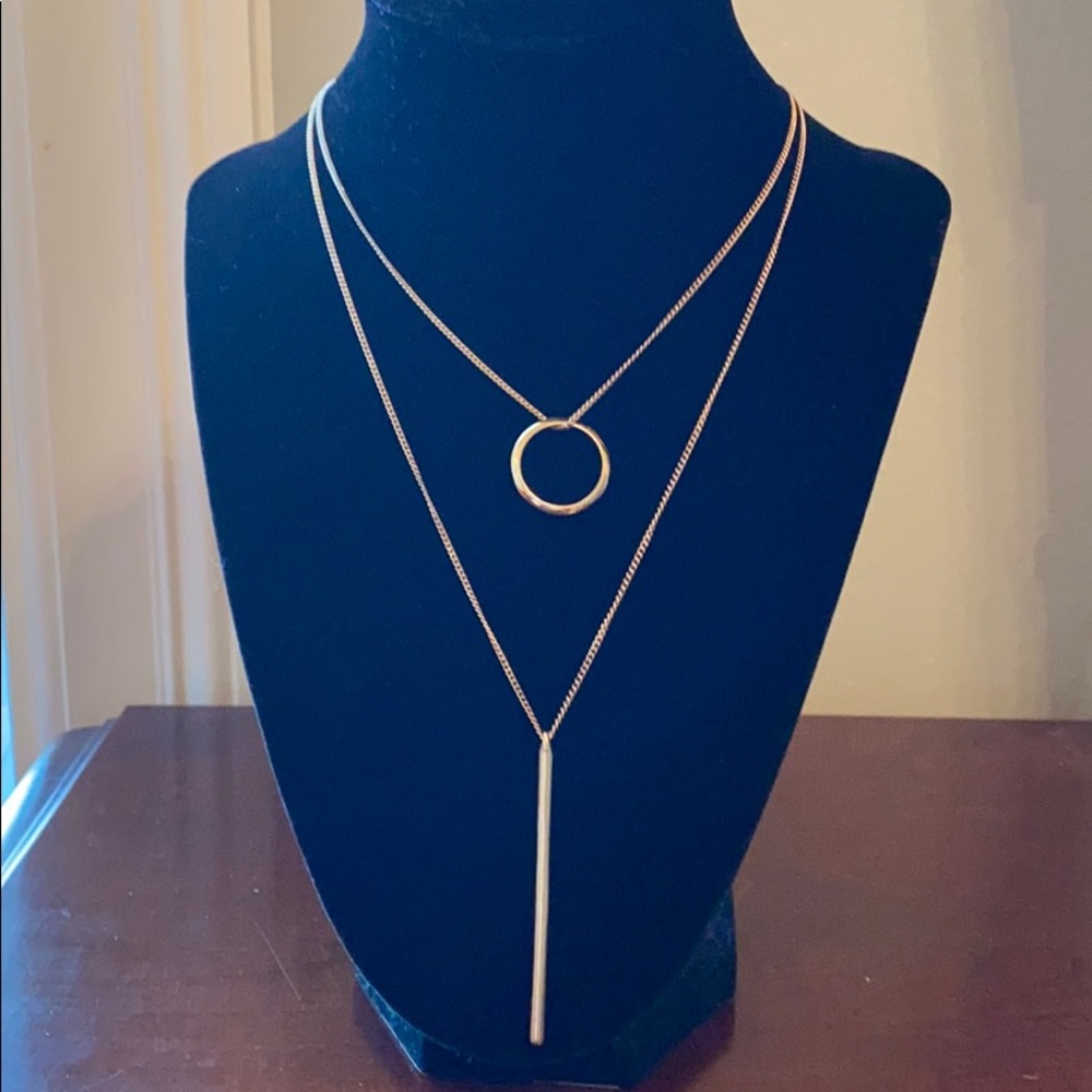 Double-Layer Adjustable Length Fashion Necklace